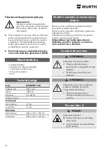 Предварительный просмотр 96 страницы Würth IEG-1000 SOLID Translation Of The Original Operating Instructions