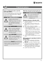 Preview for 101 page of Würth IEG-1000 SOLID Translation Of The Original Operating Instructions