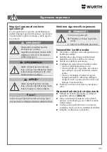 Preview for 155 page of Würth IEG-1000 SOLID Translation Of The Original Operating Instructions