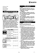 Preview for 171 page of Würth ISS 30-L Operating Instructions Manual