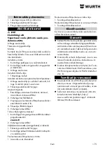 Preview for 175 page of Würth ISS 30-L Operating Instructions Manual