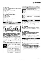 Preview for 179 page of Würth ISS 30-L Operating Instructions Manual