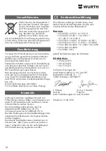 Preview for 12 page of Würth KNS 150-E Translation Of The Original Operating Instructions