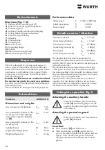 Preview for 16 page of Würth KNS 150-E Translation Of The Original Operating Instructions