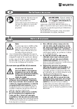 Preview for 19 page of Würth KNS 150-E Translation Of The Original Operating Instructions