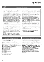 Preview for 22 page of Würth KNS 150-E Translation Of The Original Operating Instructions