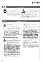 Preview for 26 page of Würth KNS 150-E Translation Of The Original Operating Instructions