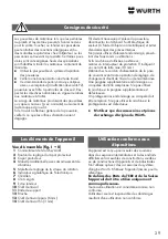 Preview for 29 page of Würth KNS 150-E Translation Of The Original Operating Instructions