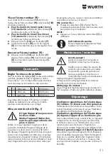 Preview for 31 page of Würth KNS 150-E Translation Of The Original Operating Instructions