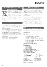 Preview for 32 page of Würth KNS 150-E Translation Of The Original Operating Instructions