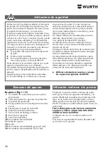 Preview for 36 page of Würth KNS 150-E Translation Of The Original Operating Instructions