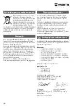 Preview for 46 page of Würth KNS 150-E Translation Of The Original Operating Instructions