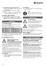 Preview for 52 page of Würth KNS 150-E Translation Of The Original Operating Instructions