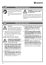 Preview for 54 page of Würth KNS 150-E Translation Of The Original Operating Instructions