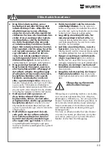 Preview for 55 page of Würth KNS 150-E Translation Of The Original Operating Instructions