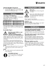 Preview for 59 page of Würth KNS 150-E Translation Of The Original Operating Instructions