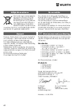 Preview for 60 page of Würth KNS 150-E Translation Of The Original Operating Instructions