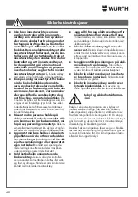 Preview for 62 page of Würth KNS 150-E Translation Of The Original Operating Instructions