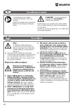 Preview for 68 page of Würth KNS 150-E Translation Of The Original Operating Instructions