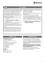 Preview for 71 page of Würth KNS 150-E Translation Of The Original Operating Instructions