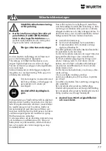 Preview for 77 page of Würth KNS 150-E Translation Of The Original Operating Instructions