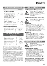 Preview for 85 page of Würth KNS 150-E Translation Of The Original Operating Instructions