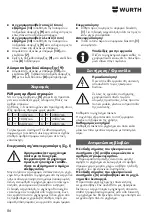 Preview for 86 page of Würth KNS 150-E Translation Of The Original Operating Instructions