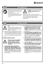 Preview for 88 page of Würth KNS 150-E Translation Of The Original Operating Instructions