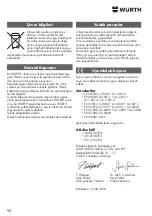 Preview for 94 page of Würth KNS 150-E Translation Of The Original Operating Instructions