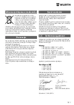 Preview for 101 page of Würth KNS 150-E Translation Of The Original Operating Instructions