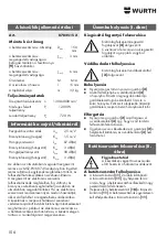 Preview for 106 page of Würth KNS 150-E Translation Of The Original Operating Instructions