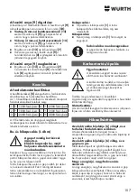 Preview for 107 page of Würth KNS 150-E Translation Of The Original Operating Instructions