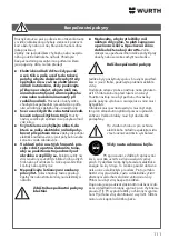 Preview for 111 page of Würth KNS 150-E Translation Of The Original Operating Instructions