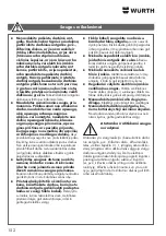 Preview for 152 page of Würth KNS 150-E Translation Of The Original Operating Instructions