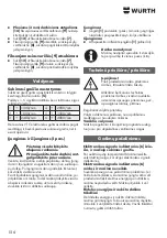 Preview for 156 page of Würth KNS 150-E Translation Of The Original Operating Instructions