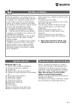 Preview for 161 page of Würth KNS 150-E Translation Of The Original Operating Instructions