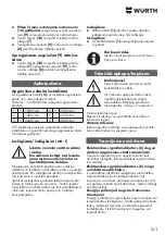 Preview for 163 page of Würth KNS 150-E Translation Of The Original Operating Instructions