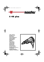 Würth Master S 48 Pias Operating Instructions Manual preview