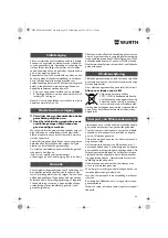 Preview for 50 page of Würth MHKS 28-A Translation Of The Original Operating Instructions