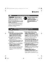 Preview for 83 page of Würth MHKS 28-A Translation Of The Original Operating Instructions