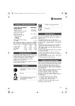 Preview for 128 page of Würth MHKS 28-A Translation Of The Original Operating Instructions