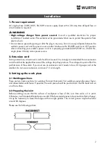 Preview for 5 page of Würth MIG 180-5 Manual