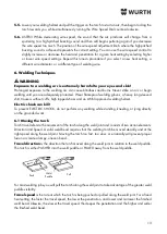 Preview for 11 page of Würth MIG 180-5 Manual