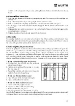 Preview for 15 page of Würth MIG 180-5 Manual