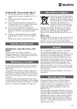 Preview for 25 page of Würth MLLG18 Translation Of The Original Operating Instructions