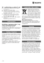 Preview for 120 page of Würth MLLG18 Translation Of The Original Operating Instructions