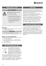 Preview for 18 page of Würth MM 600 TRMS Translation Of The Original Operating Instructions