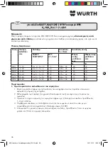 Предварительный просмотр 36 страницы Würth MU 1 Translation Of The Original Operating Instructions