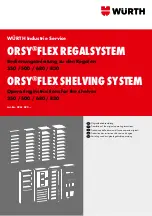 Würth ORSY Flex 350 Operating Instructions Manual preview