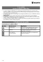 Preview for 118 page of Würth ORSY Flex 350 Operating Instructions Manual